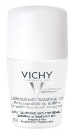 Vichy Deodorante Roll-on Pelle Sensibile O Depilata 50 ml