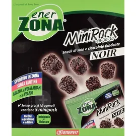 Enervit Enerzona Minirock 40-30-30 Noir Snack Di Soia E Cioccolato Fondente 5 Minipack 24g