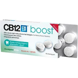 Cb12 Boost Eucalyptus White 10 Chewing Gum