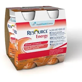 Resource Energy Albicocca 4 Bottiglie 200 Ml