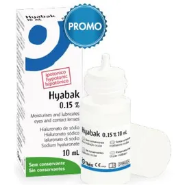Hyabak Protector Soluzione Oftalmica Sodio Ialuronato 0,15% Flacone 10ml
