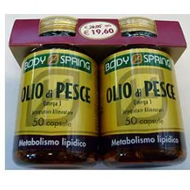 Body Spring Olio Di Pesce Omega 3 Confezione Bipack 50 Capsule X 2
