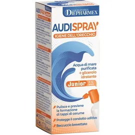 Audispray Junior Soluzione Di Acqua Di Mare Ipertonica Spray Senza Gas Igiene Orecchio 25ml