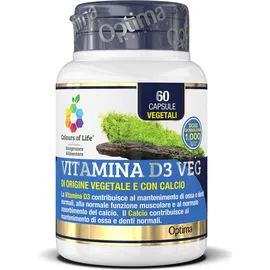 Colours Of Life Vitamina D3 Veg 60 Capsule 500 Mg