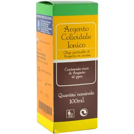 Argento Colloidale Ionico 40ppm Certificato Spray Con Contagocce 100 Ml