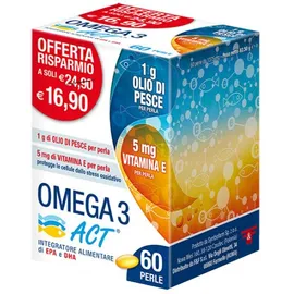 Omega 3 Act 1 G + Vitamina E 60 Perle