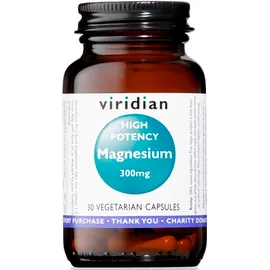 Viridian Magnesium 300mg High Potency 30 Capsule Viridian Magnesio Superiore Alta Concentrazione