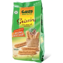 Giusto Senza Glutine Grissini Al Sesamo 150 G