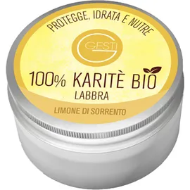 Gesti 100% Karite' Bio 10 Ml Limone Di Sorrento Labbra