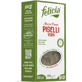 Felicia Bio Mezze Penne Piselli Verdi 250 G