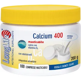 Longlife Calcium Latte 100 Compresse 400 Mg
