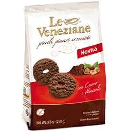 Le Veneziane Biscotti Cacao/nocciola 250 G