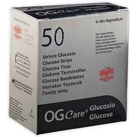 Strisce Misurazione Glicemia Ogcare 50 Pezzi