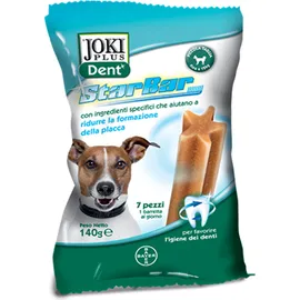 Joki Plus Dent Starbar Sacchetto 140 G Per Cani Di Taglia Piccola Da 5 A 12 Kg