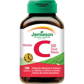 Vitamina C 500 Timed Release Gusto Arancia 100 Compresse Masticabili
