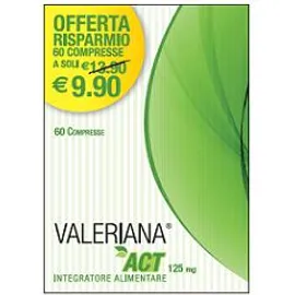 Valeriana Act 125 Mg 60 Compresse Da 125 Mg