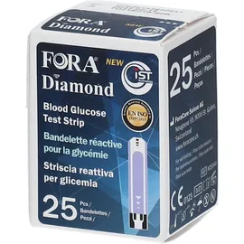 FORA® Diamond Strisce glicemia 25 pezzi
