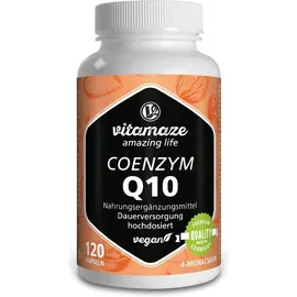 Vitamaze Coenzima Q10 200 mg ad Alto Dosaggio Vegano