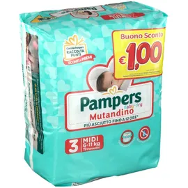 Pampers Baby Dry Mutandino 3 Midi