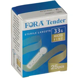 FORA® Tender Lancette Sterili 33g Microfine