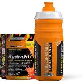 NAMEDSPORT® Hydrafit® 400 g + Racing Sport Bottle