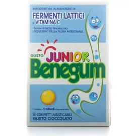 Benegum Junior Fermenti Lattici E Vitamina C 16 Confetti Masticabili