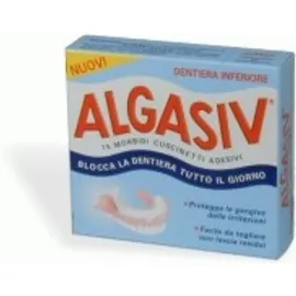Algasiv Adesivo Per Protesi Dentaria Inferiore 15 Pezzi Offerta Speciale + 3 Pezzi