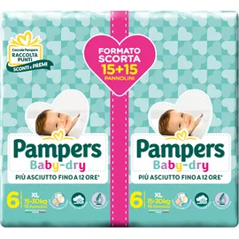 Pampers Baby Dry Duo Dwct Xl 30 Pezzi
