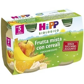 Hipp Bio Hipp Bio Omogeneizzato Frutta Mista Con Cereali 2x125 G