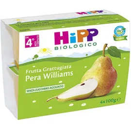 Hipp Bio Hipp Bio Frutta Grattuggiata Pera Williams 4x100 G