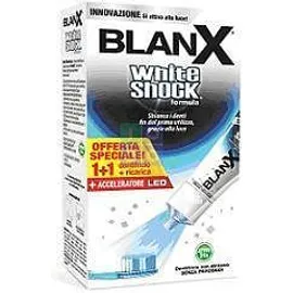 BLANX WHITE SHOCK 50ML X2 PEZZI + LED