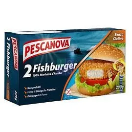 PESCANOVA FISH BURGER 200 G 2 PEZZI DA 100 G