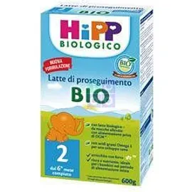 HIPP BIO HIPP BIO LATTE 2 DI PROSEGUIMENTO POLVERE 600 G