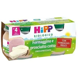 HIPP BIO HIPP BIO OMOGENEIZZATO FORMAGGINO PROSCIUTTO 2X80 G