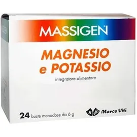Massigen Magnesio E Potassio 24 Bustine 6 G