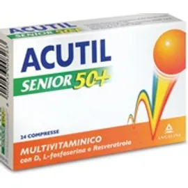 Acutil Senior 50+ Integratore Multivitaminico 24 Compresse
