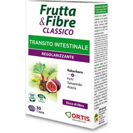 Frutta e Fibre Classico Integratore Transito Intestinale 30 Compresse
