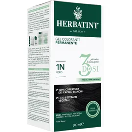 Herbatint Tintura Capelli Gel Permanente 3Dosi 1N Nero 300 ml