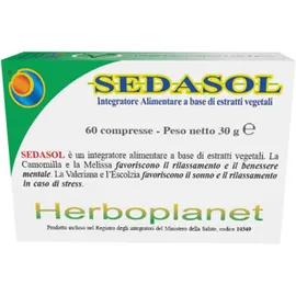 Herboplanet Sedasol Integratore Alimentare 60 Compresse