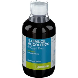 Fluimucil Mucolitico 600 mg/15 ml Sciroppo Aroma Fragola