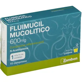 Fluimucil Mucolotico 600 mg Compresse Effervescenti Aroma Limone