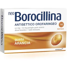 NeoBorocillina Antisettico Orofaringeo Gusto Arancia