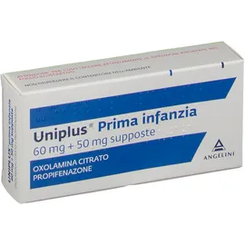 Uniplus® Prima infanzia 60 mg + 50 mg Supposte