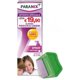 Paranix Trattamento Spray Antipidocchi + Pettine PR 100 ml