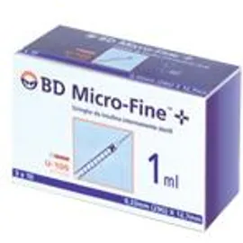 BD Micro fine Siringa Per Insulina 1ml 29g 7mm 30 pezzi