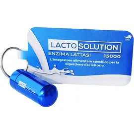 Lactosolution 15000 Enzima Lattasi Integratore Alimentare 15 Compresse