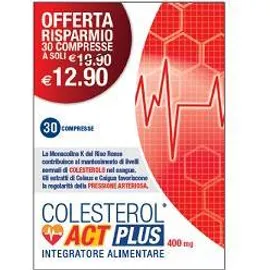 Colesterol Act Plus Integratore Colesterolo 30 compresse scadenza 06/2021