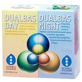 Dualbas Day &amp  Night Integratore Antiossidante 60+60 Compresse