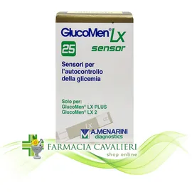 Glucomen LX Sensor Strisce Reattive Glicemia 25 Pezzi