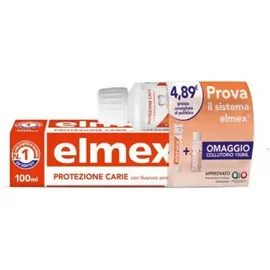 Elmex Protezione Carie Dentifricio 100 ml + Collutorio 100 ml PROMO